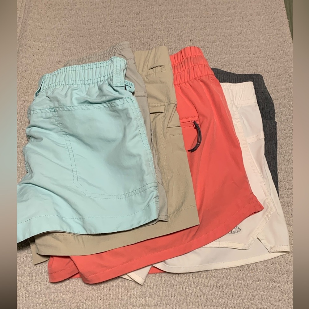 6 pairs of AFTCO women’s shorts